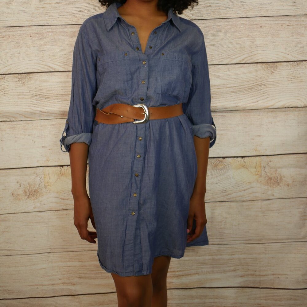 Button up dress